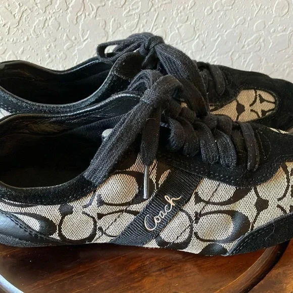 Coach: Black & Gray Baylee (A1474) Sneakers- 8 - Picture 13 of 16